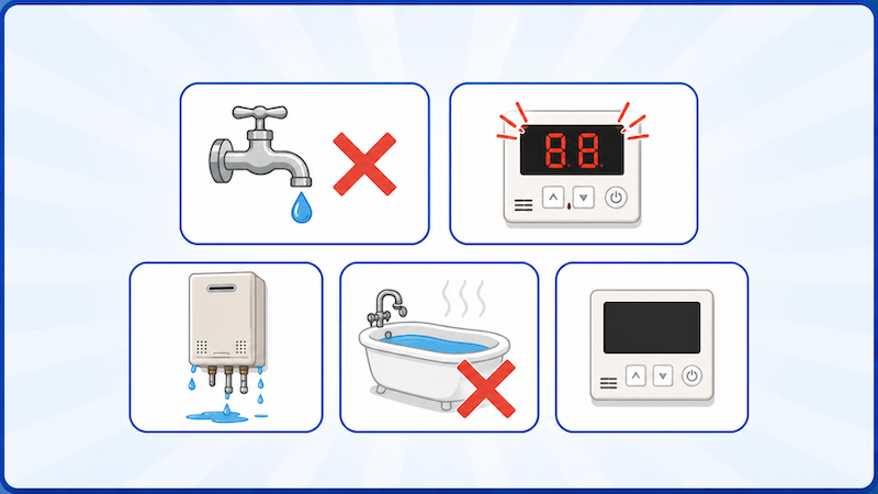 給湯器は突然壊れる