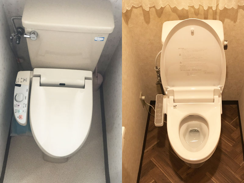 古いトイレ